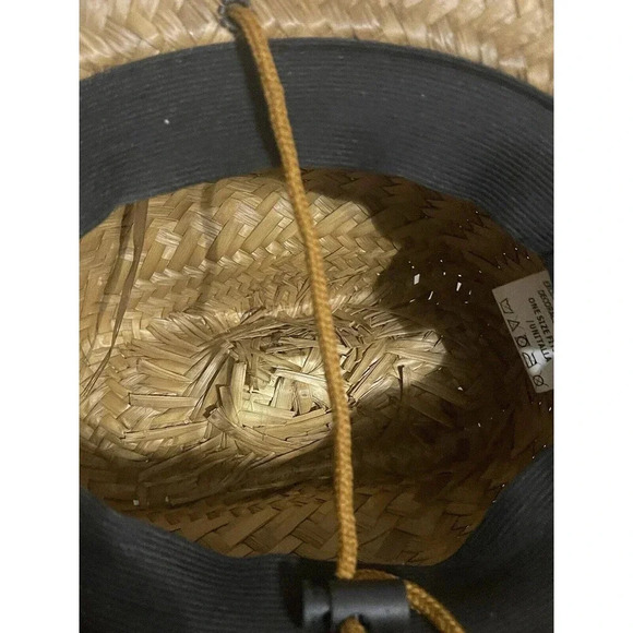 Jurassic World Straw Safari Sun Hat Draw Cord Adult OSFM 100% Straw Comfort Band main image 13